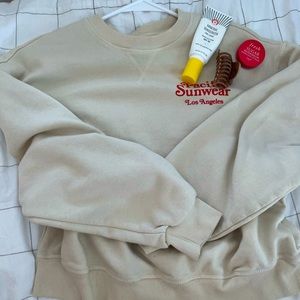 pacsun sandy dune hoodie sweatshirt crewneck NWOT